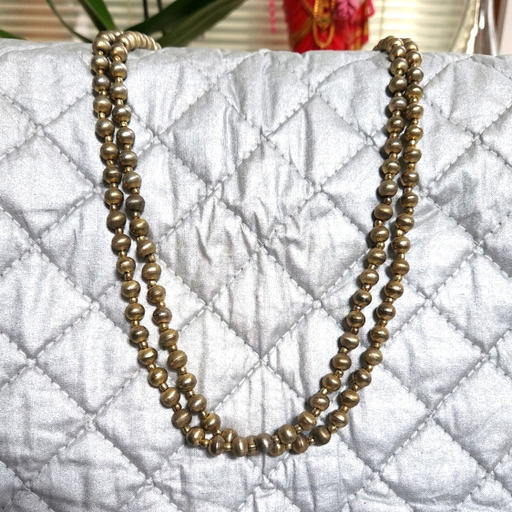 Double stranded necklace